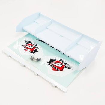 SWORKz 1/8 Off Road Formula Race Heckspoiler weiss inkl. Aufkleber